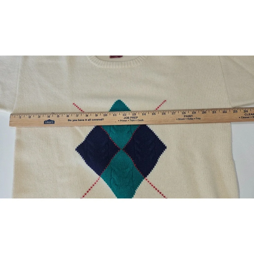 Vintage Nordstrom Lambswool Sweater Mens Size Large Tall Classic 90's